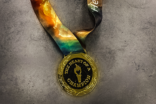 Heart of a Champion Medal