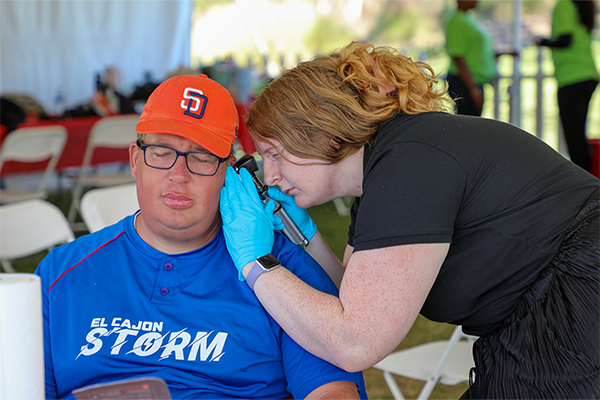 Healthy Athletes participant at the 2023 Fall Games