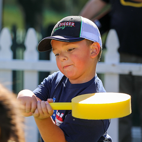 Young Athletes participant at the 2023 Fall Games