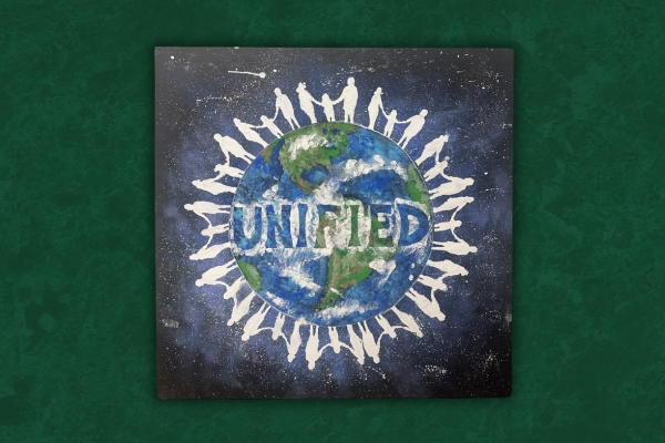 Art piece from Trabuco Hills High School Unified Arts program donated for the Heart of a Champion Gala auction