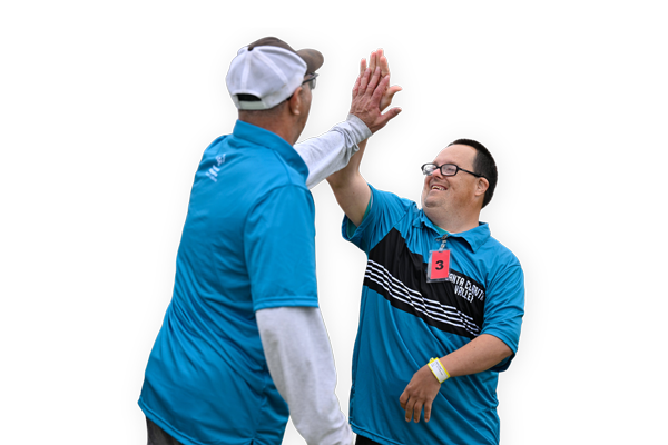 Athlete Coach High Five blue 600x400