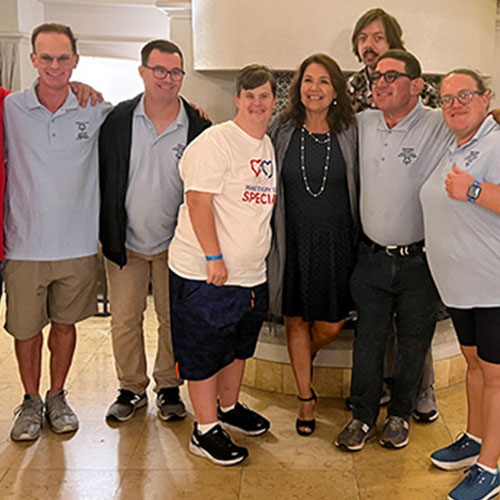A Very Special BBQ group of attendees