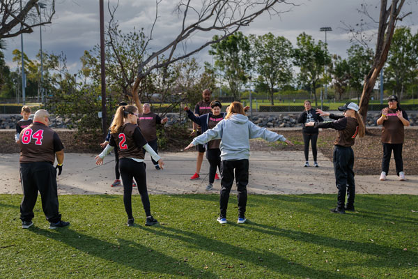 2025 Floorball Championship day warmup for Healthy Athletes