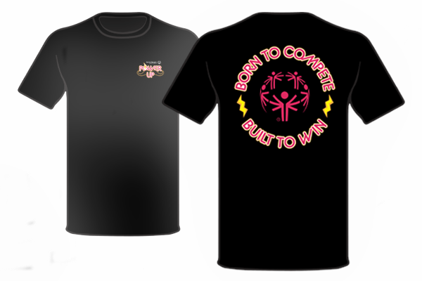 Attend 3 workouts in a row, receive the 2026 Power Up tshirt!