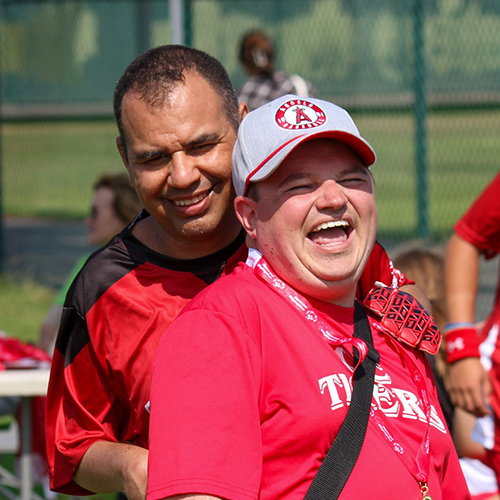 SOSC athletes smiling