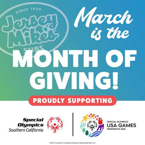 Jersey Mikes Month of Giving