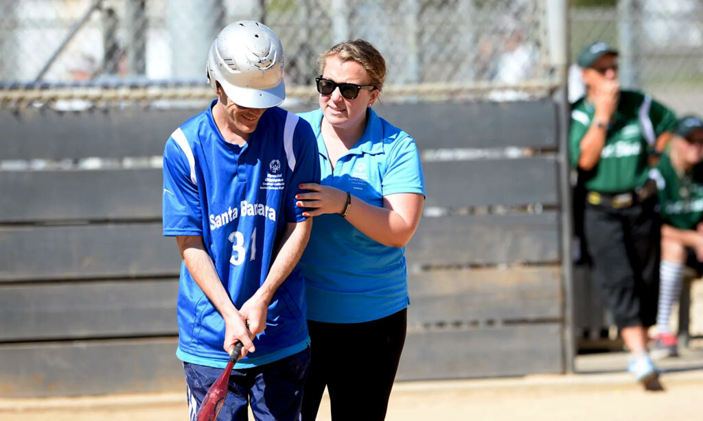 Coaches female softball coach