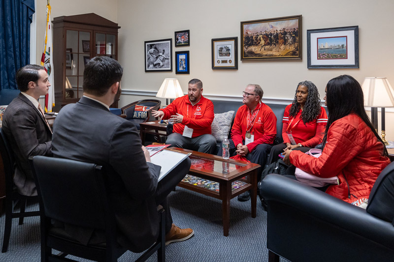 Gm athlete leadership advocacy hill day