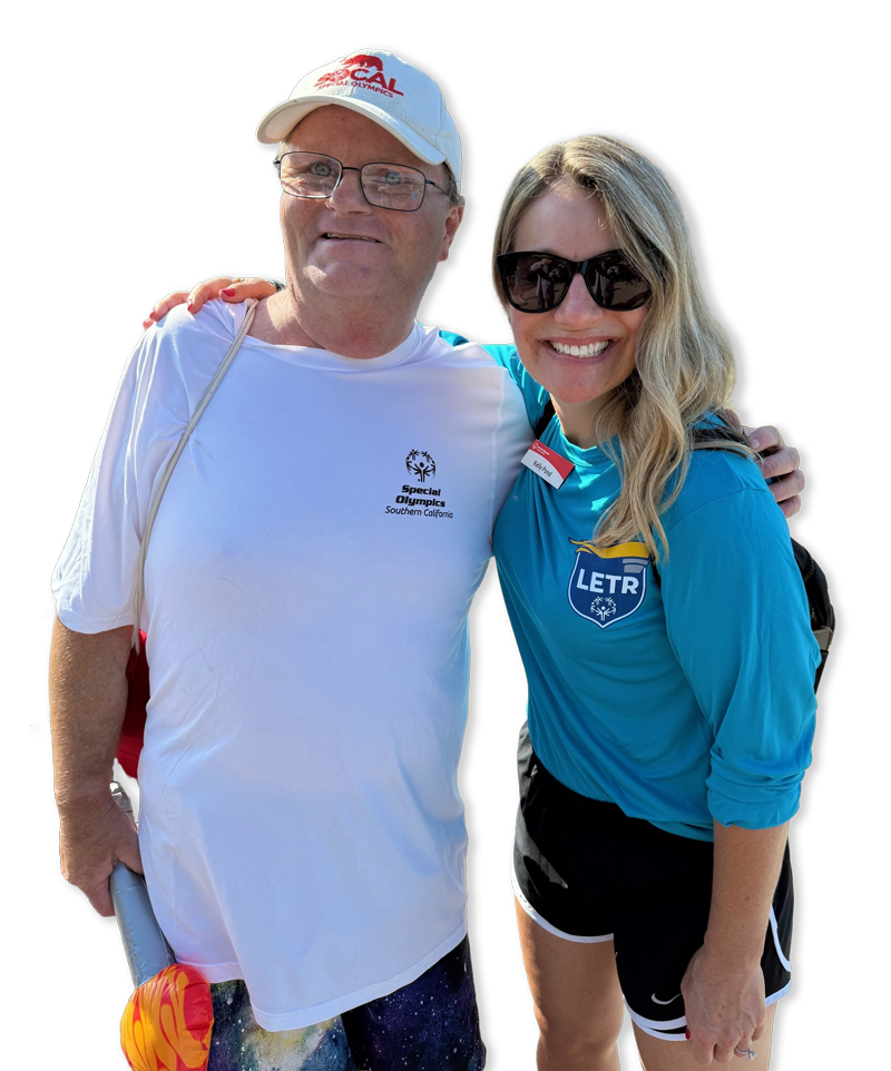 Kelly Pond and Greg at an event