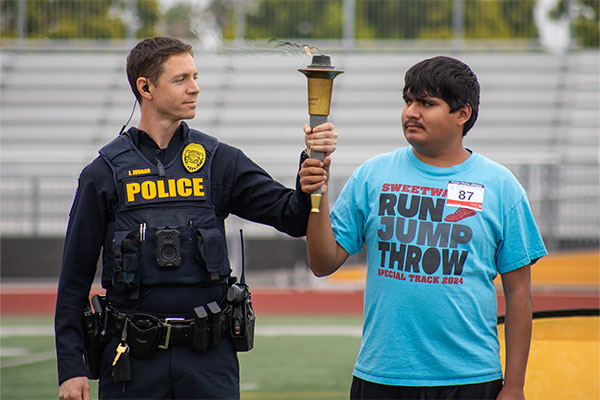 2024 San Diego athletics torch