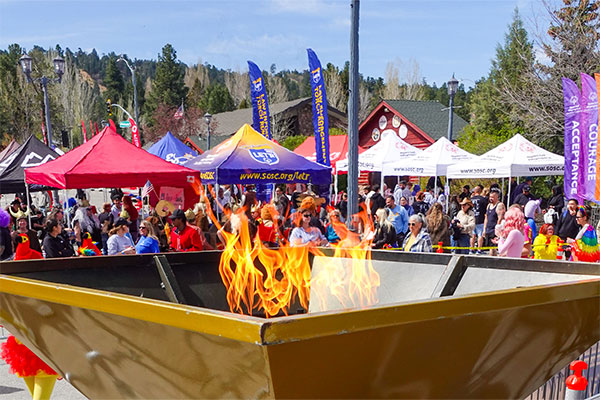 2026 Big Bear Polar Plunge flame