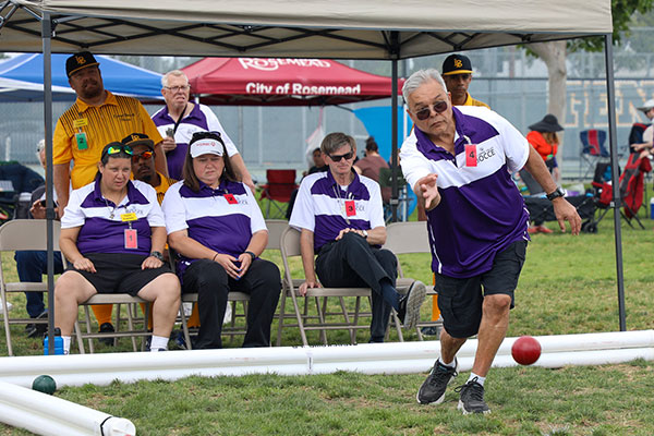 2026 LA Spring games bocce athlete team